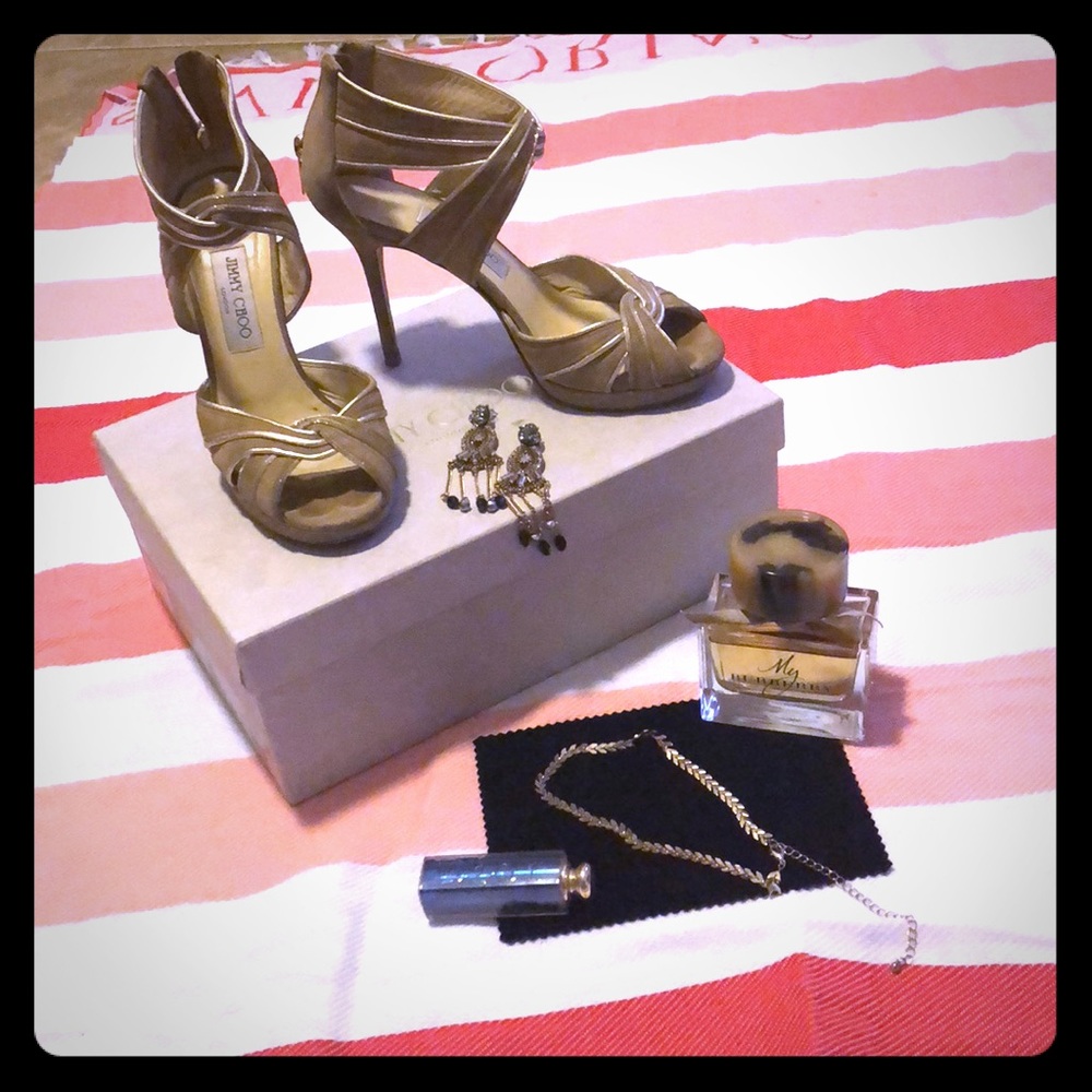 Jimmy Chool suede heels size 38